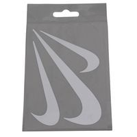 STICKER LES 3 VIRGULES CHROME 10x12cm