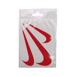 STICKER LES 3 VIRGULES ROUGE 10x12cm