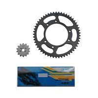 KIT CHAINE proconcept POUR DERBI SENDA 2000 > 420 14X53 NOIR