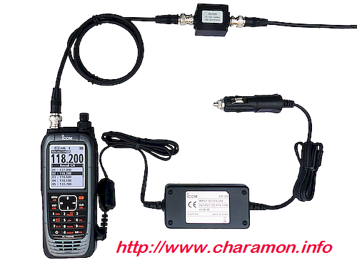 Radio VHF AVIATION ICOM IC-A25CEFRII Approbation DGAC DSAC/NO 22-044 - Image 2