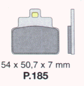 PLAQUETTES ARRIERE LEONARDO 125