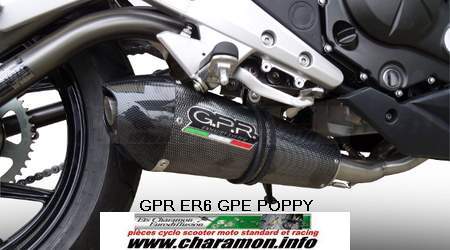 pot d'échappement GPR pour kawasaki 650 ER6 N-F 2012 2013 - Image 1