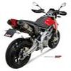 silencieux MIVV APRILIA DORSODURO 750 08 version INOX carbone coupes