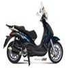 silencieux MIVV PIAGGIO BEVERLY 400 06 version INOX HOMOLOGATION E