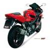 silencieux MIVV HONDA CBR 600 FS 01 version INOX carbone coupes