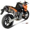 silencieux MIVV KTM 990 SUPERDUKE 05 version INOX carbone coupes