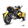 silencieux MIVV CAN AM SPYDER 1000 07 version TITANE carbone coupe