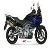 silencieux MIVV SUZUKI DL V STROM 1000 05 version INOX carbone coupe