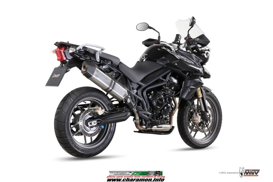 Pot d'échappement Silencieux MIVV Speed Edge pour Triumph 800 Tiger  - Image 1