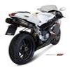 silencieux MIVV MV AGUSTA F4 06 09 version INOX carbone coupes HOM