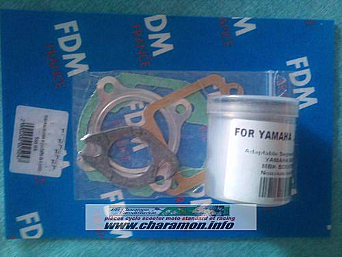 kit piston joints pour révision booster 5fx calotte plate pour moteur Minarelli vertical - Image 1 kit piston joints pour révision booster 5fx calotte plate pour moteur Minarelli vertical - Image 1