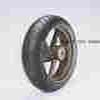 Pneu moto de route marque Pirelli modèle Diablo dimension 110x70 ZR 17 MC 54W TL
