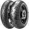Pneu moto de route marque Pirelli modèle Diablo T dimension 180x55 ZR 17 MC 73W TL