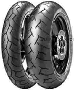 Pneu moto de route marque Pirelli modèle Diablo T dimension 180x55 ZR 17 MC 73W TL - Image 1