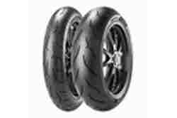 Pneu moto de route marque Pirelli modèle Diablo Rosso Corsa dimension 120x70 ZR 17 MC TL 58W  - Image 1