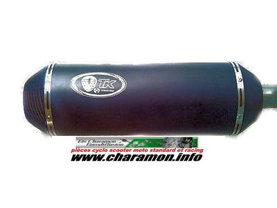pot d'échappement ligne TK pour Yamaha 125 YBR - Image 3