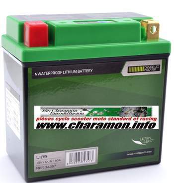 batterie au lithium compatible YB7-A  YB9A-A  YB9B  12N7-4A  12N7-4B  12N9-4B-1  HVT-9 - Image 1