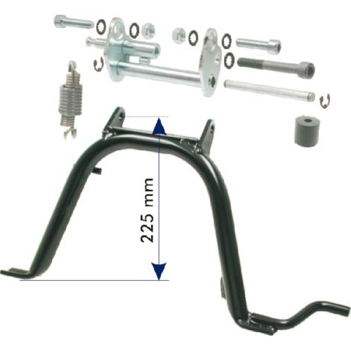 Béquille centrale 22 cm pour scooter Aprilia SR / MBK Nitro - Image 1