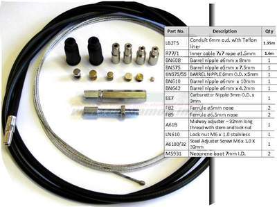 double cables de gaz universel 2x1 35m - Image 1