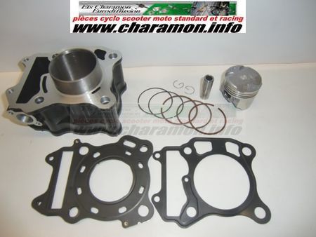 kit cylindre barikit Fonte 4 temps pour Suzuki Burgman 125cc liquide diamètre 57 - Image 1
