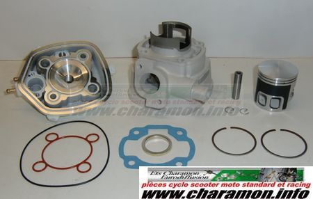 kit haut moteur barikit alu pour nitro aerox sr liquide diamètre 48mm Minarelli horizontal h2o - Image 1