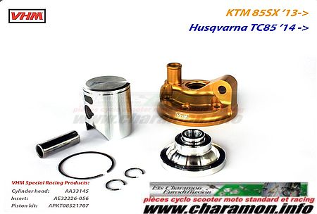 kit piston culasse dôme racing VHM KTM 85 SX - Image 1