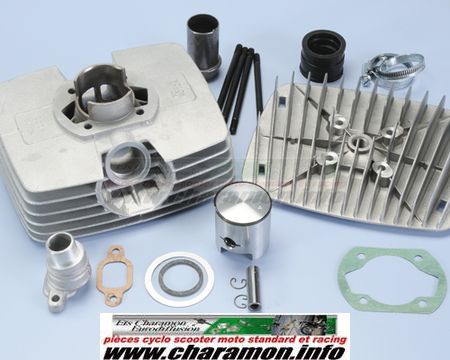 kit cylindre polini pour fantic motor regolarita 50 moteur minarelli P6 corsa 42 - Image 1