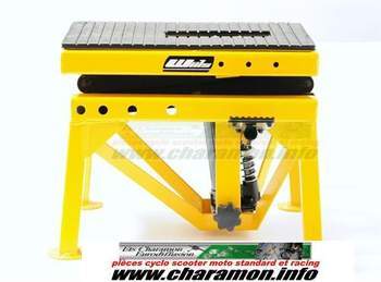 lève moto hydraulique jaune - Image 1
