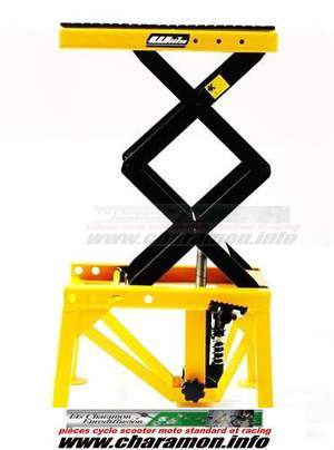 lève moto hydraulique jaune - Image 2