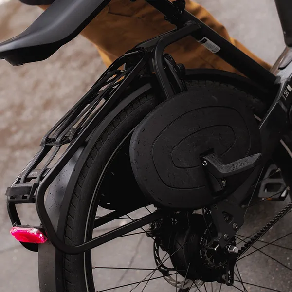 Selle Jallot biplace pour vélo et VAE avec tige de selle renforcée, poignée et repose pieds - Image 9
