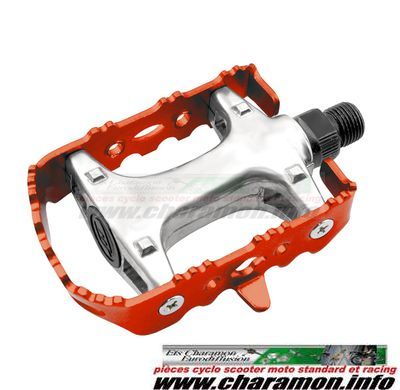 paire de pédales de couleur VTT ou ville alu axe Chr-Mob - Image 4