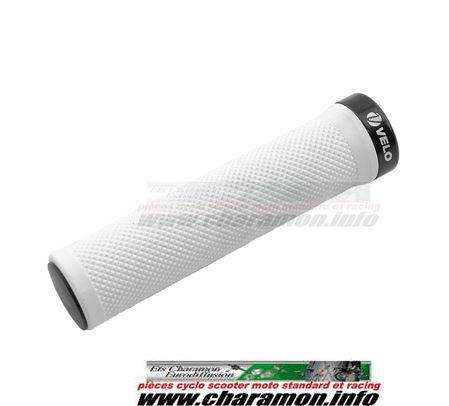 poignées de vélo standard en kraton de couleurs blanche ou noir - Image 2