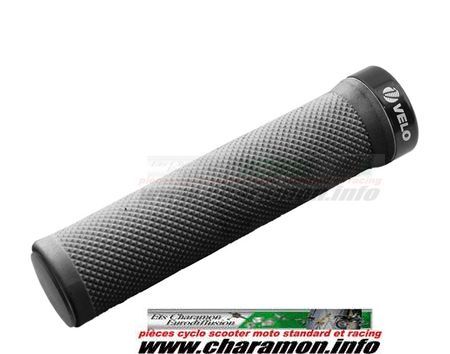 poignées de vélo standard en kraton de couleurs blanche ou noir - Image 1