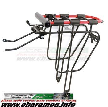 porte bagage avec antivol pour vélo de 24 à 26 pouces - Image 1