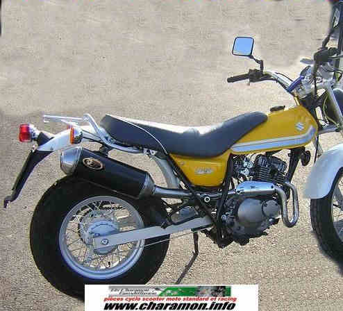 Pot d'échappement TKpour Suzuki van-van 125 de 2008 à 2012 embout type inox - Image 1
