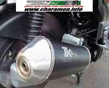 pot d'échappement TK pour maxi scooter yamaha 125 x-max - Image 1