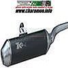 pot d'échappement TK pour DAELIM NS 125 DLX, S2 125 pot d'échappement TK pour DAELIM NS 125 DLX, S2 125