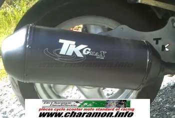 pot d'échappement TK pour Agility VIVACITY VCLIC Orbit 50 4temps Moteur GY6 - Image 3