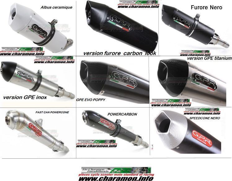 pot d'échappement GPR pour aprilia RSV4 1000 de 2004 à 2008 - Image 3