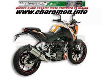 pot d'échappement Malossi pour KTM duke 125 ie 4T LC version A2 - Image 1
