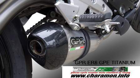 pot d'échappement GPR pour kawasaki 650 ER6 N-F 2012 2013 - Image 3