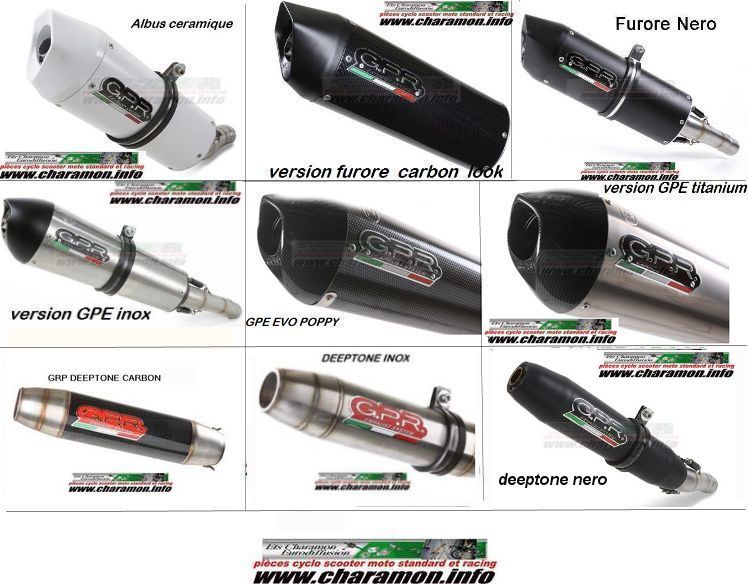 pot d'échappement GPR pour Honda CB 1300 2005 à 2012 16 versions - Image 3