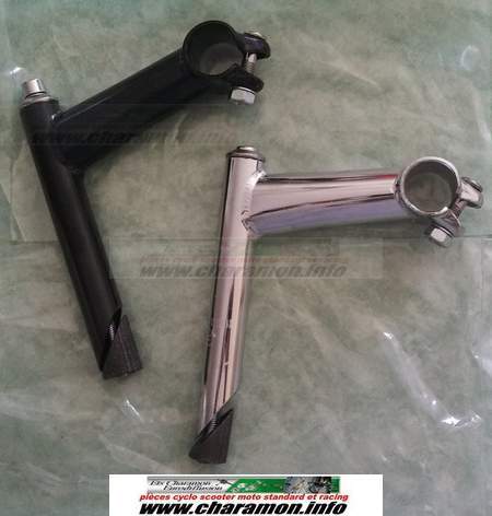 Potence Vélo Uno Plongeur 22.2, Longueur 180mm, Argent - Pour Cintre 25.4 - Neuf