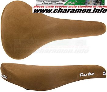 selle turbo 1980 marron rail fec alu - Image 1