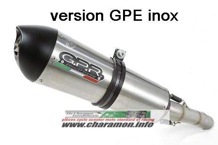 pot d'échappement gpr pour kawasaki Z750 2004 à 2006 - Image 8