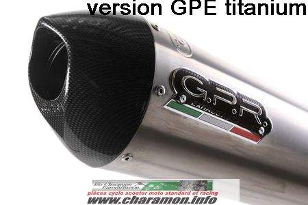 pot d'échappement gpr pour kawasaki Z750 2004 à 2006 - Image 11